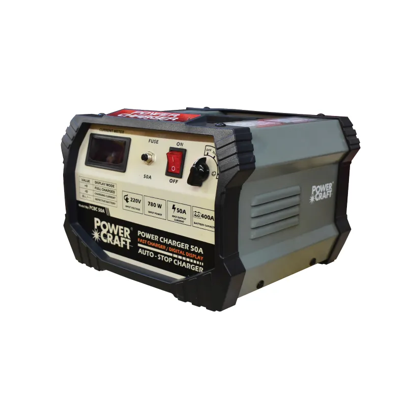 POWERCRAFT BATTERY CHARGER PCBC 50A GREY COMPOSITE 12/24V 220V 60HZ